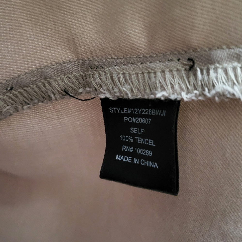 🌿Trixxie Clothing Co. Women's Large Tencel Draped Collar Drawstring Vest Jacket - Picture 6 of 16